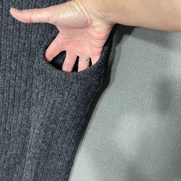 Eddie Bower Men's Wool Sweater Vest Grey XL Preppy Academia - Picture 10 of 11